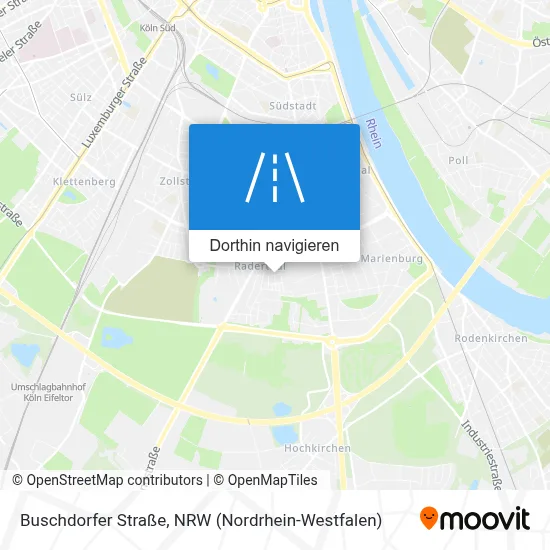 Buschdorfer Straße Karte