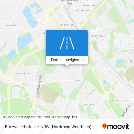 Butzweilerhofallee Karte