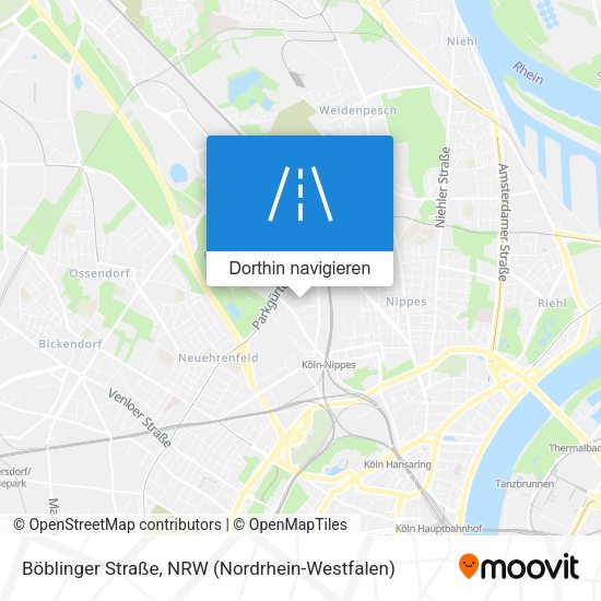 Böblinger Straße Karte