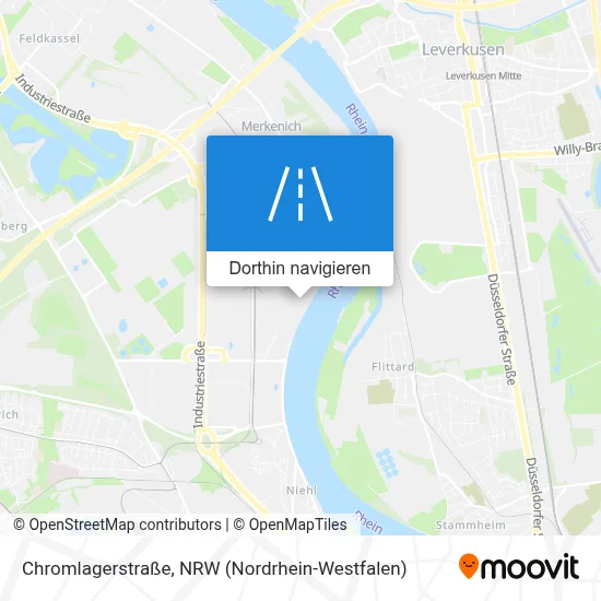 Chromlagerstraße Karte