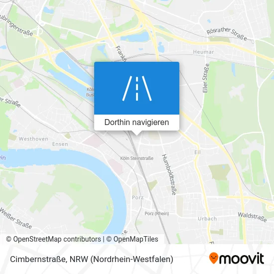 Cimbernstraße Karte