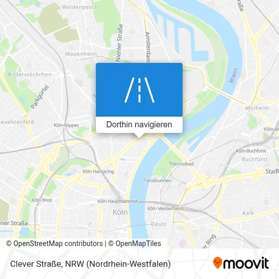 Clever Straße Karte