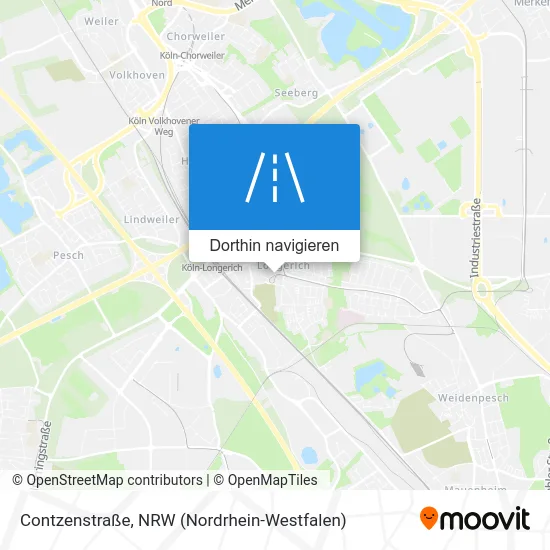 Contzenstraße Karte