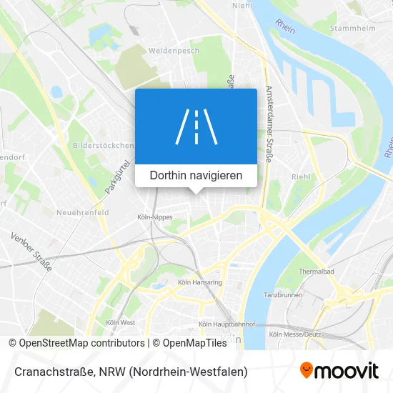 Cranachstraße Karte