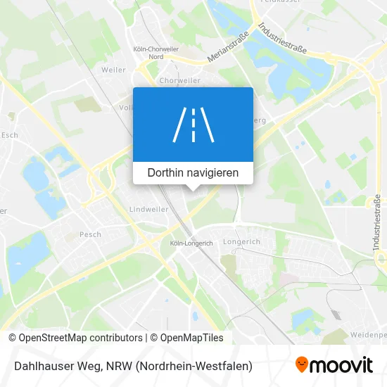 Dahlhauser Weg Karte