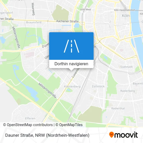 Dauner Straße Karte