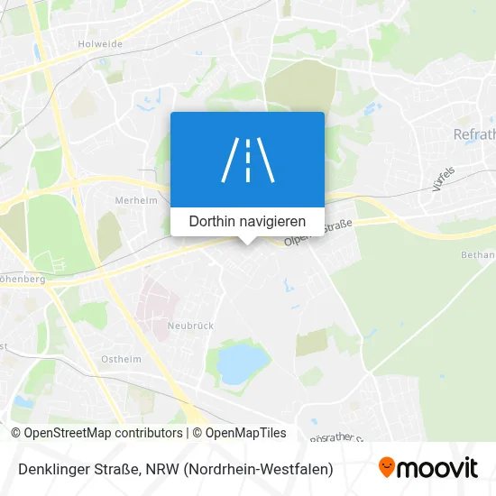 Denklinger Straße Karte