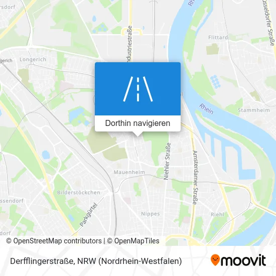 Derfflingerstraße Karte