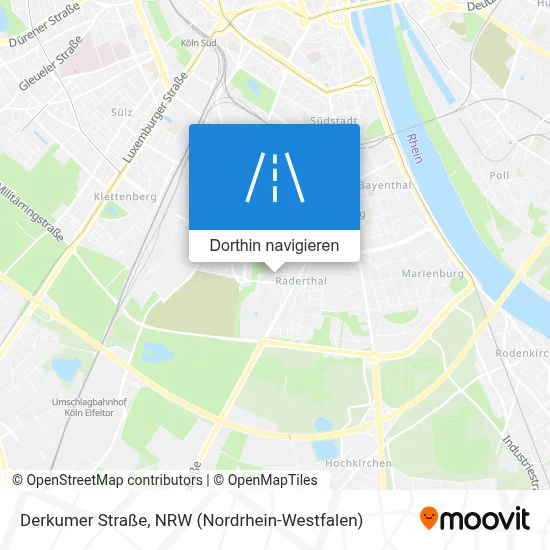 Derkumer Straße Karte