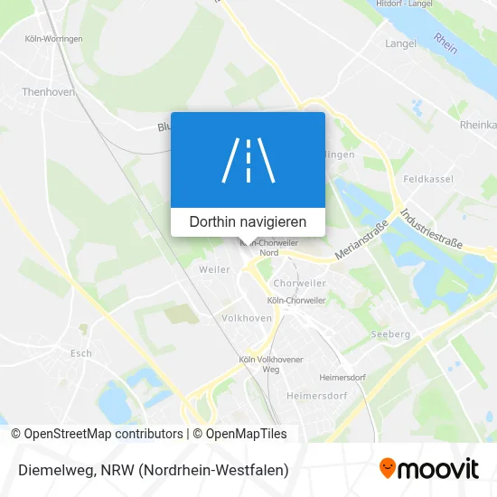 Diemelweg Karte