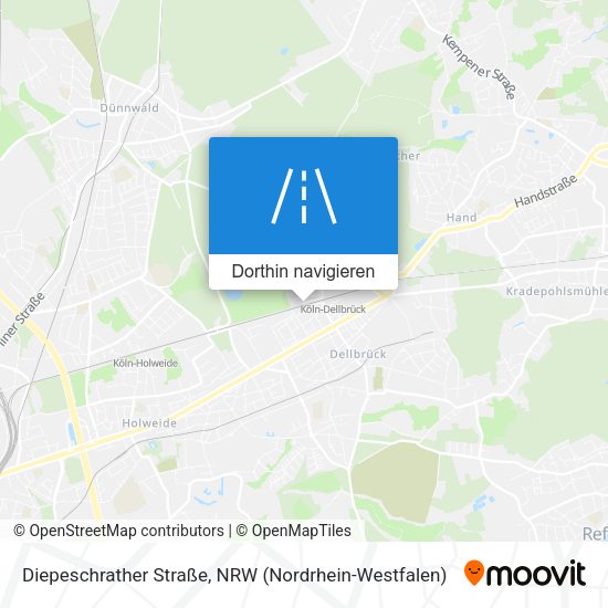 Diepeschrather Straße Karte