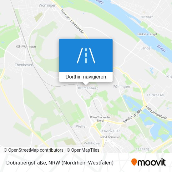 Döbrabergstraße Karte