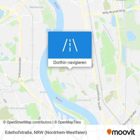 Edelhofstraße Karte