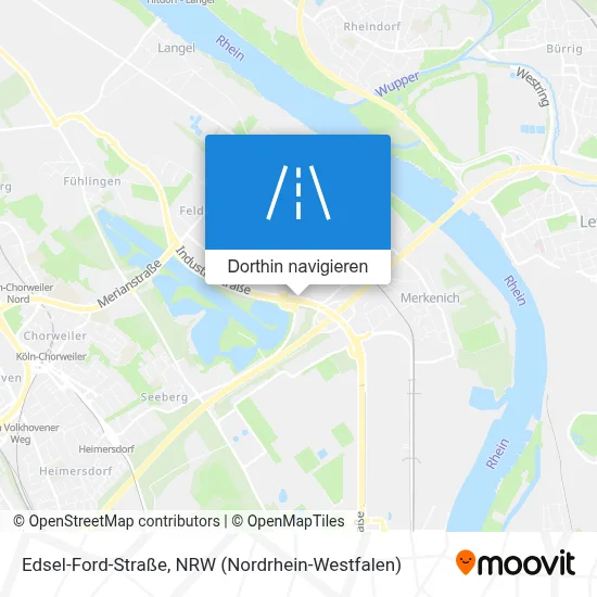 Edsel-Ford-Straße Karte