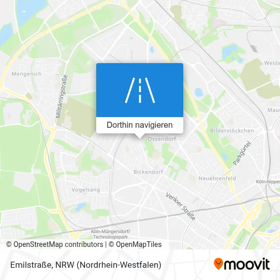 Emilstraße Karte