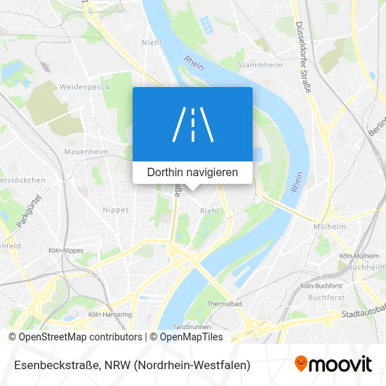 Esenbeckstraße Karte