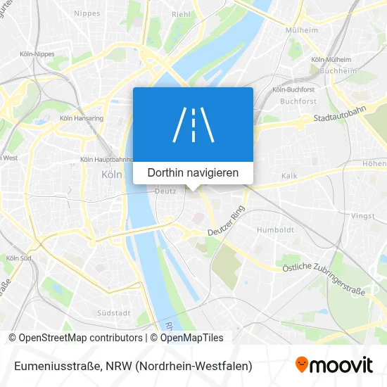 Eumeniusstraße Karte