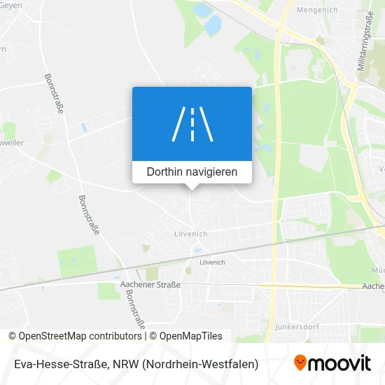 Eva-Hesse-Straße Karte