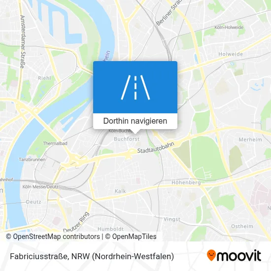 Fabriciusstraße Karte