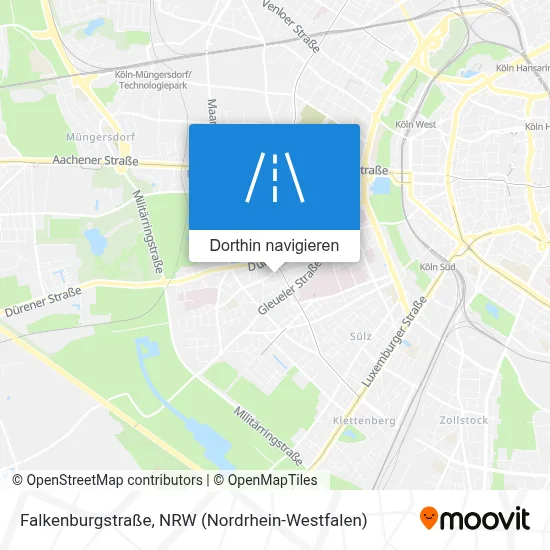 Falkenburgstraße Karte