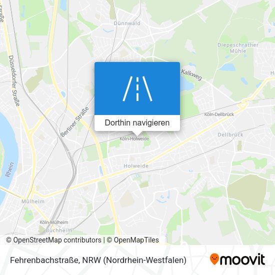 Fehrenbachstraße Karte