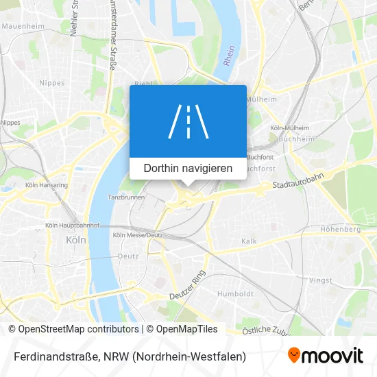 Ferdinandstraße Karte