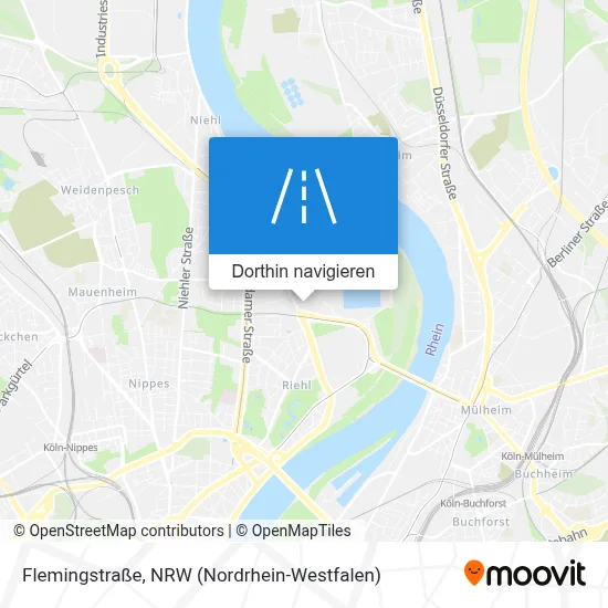 Flemingstraße Karte