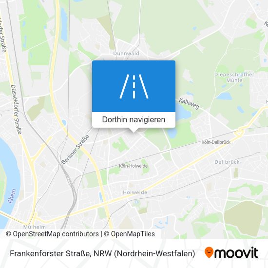 Frankenforster Straße Karte