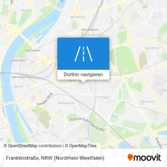 Franklinstraße Karte