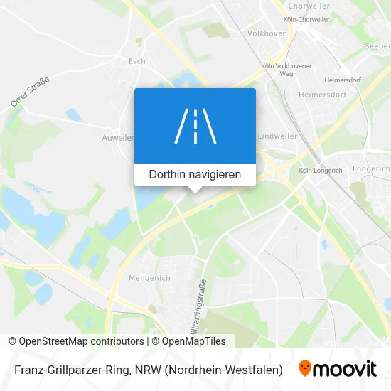 Franz-Grillparzer-Ring Karte