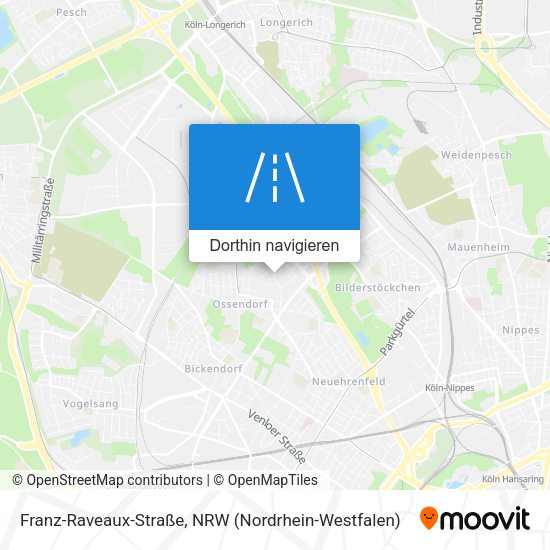 Franz-Raveaux-Straße Karte