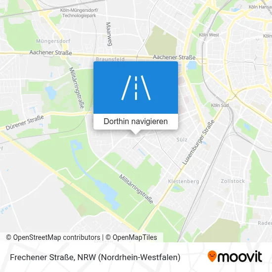 Frechener Straße Karte