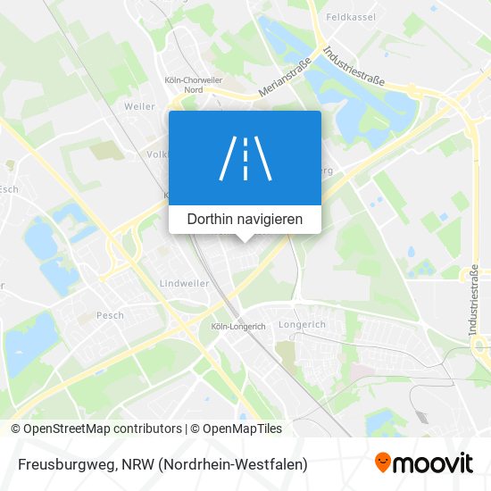 Freusburgweg Karte