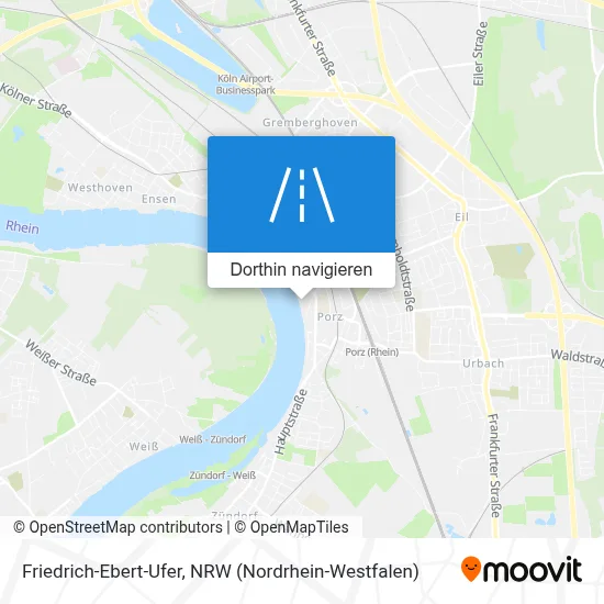 Friedrich-Ebert-Ufer Karte