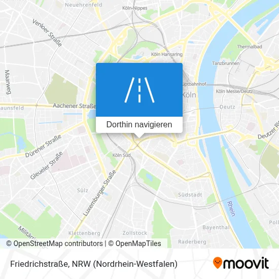 Friedrichstraße Karte