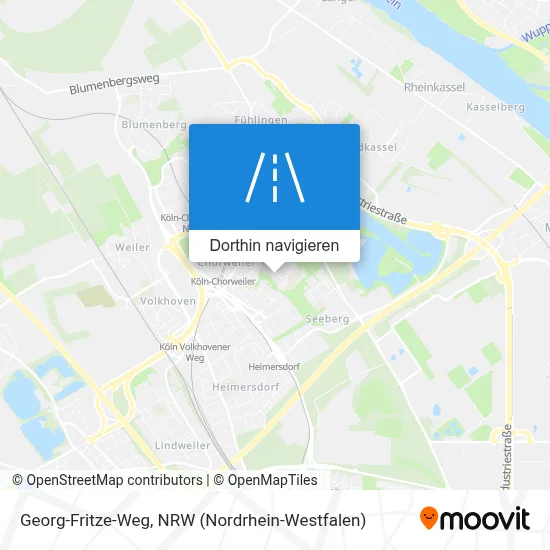 Georg-Fritze-Weg Karte