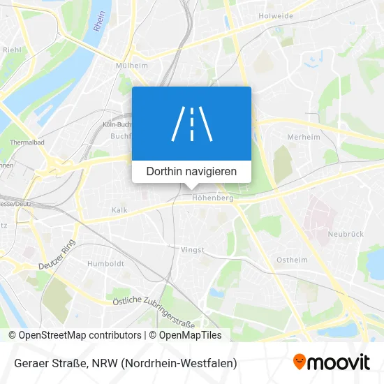 Geraer Straße Karte