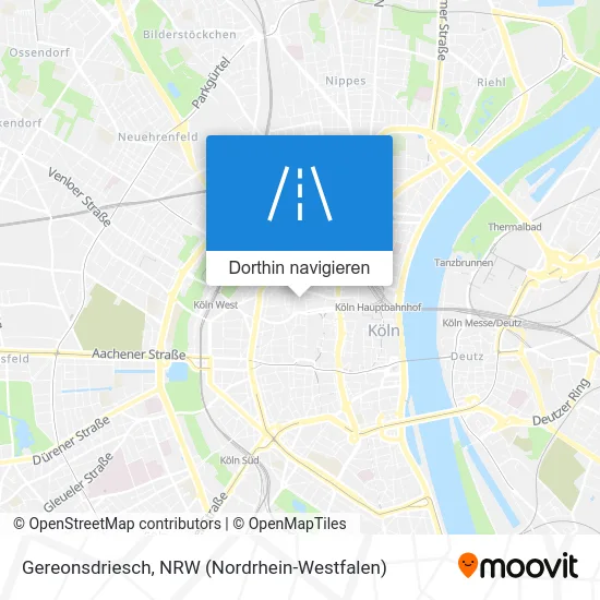 Gereonsdriesch Karte