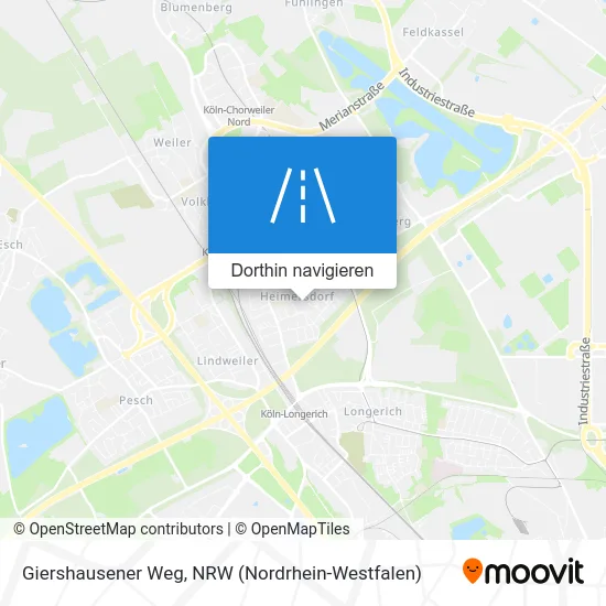 Giershausener Weg Karte