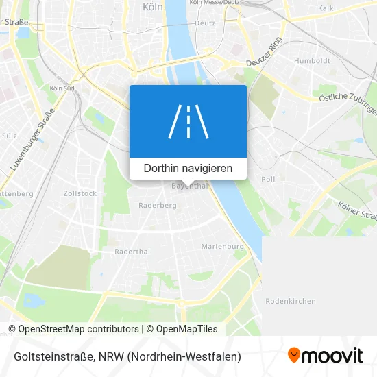 Goltsteinstraße Karte