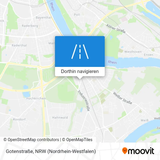 Gotenstraße Karte