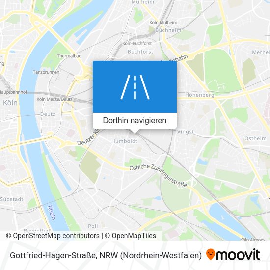 Gottfried-Hagen-Straße Karte