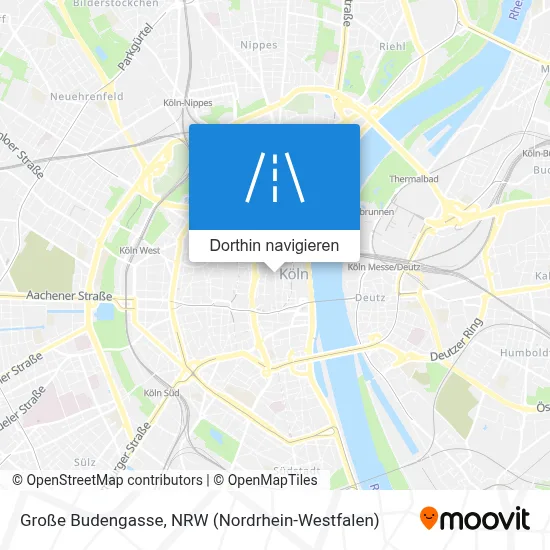 Große Budengasse Karte