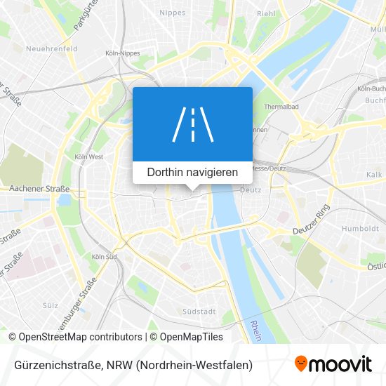 Gürzenichstraße Karte
