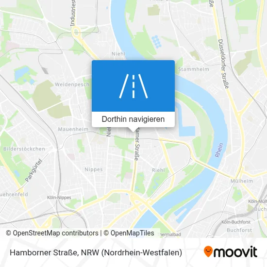 Hamborner Straße Karte