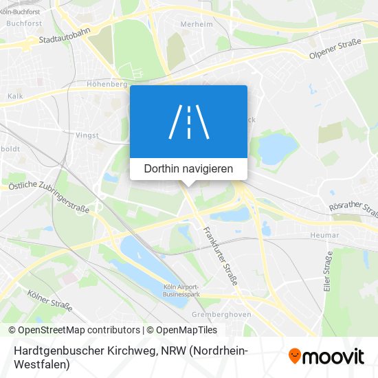 Hardtgenbuscher Kirchweg Karte