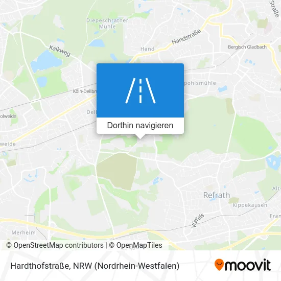 Hardthofstraße Karte