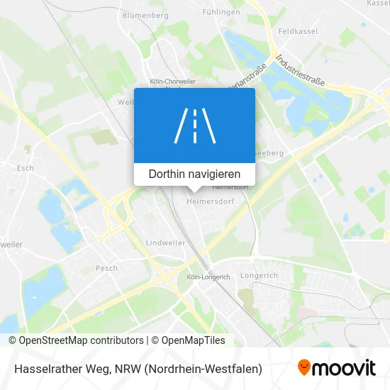 Hasselrather Weg Karte