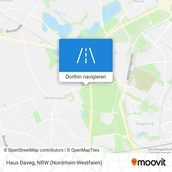 Haus Daveg Karte