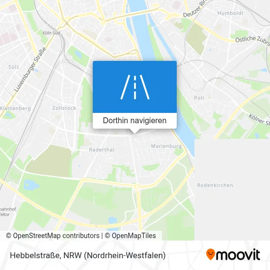 Hebbelstraße Karte
